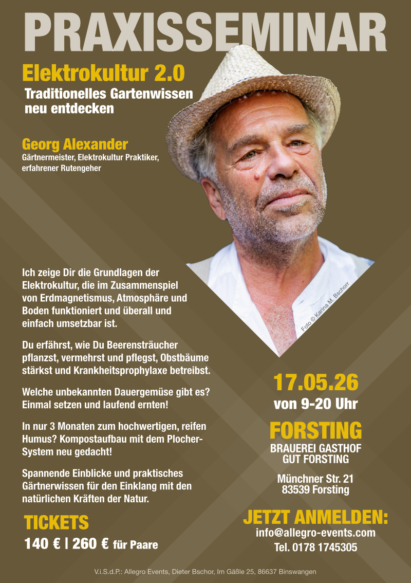 Praxisseminar Workshop zur Elektrokultur